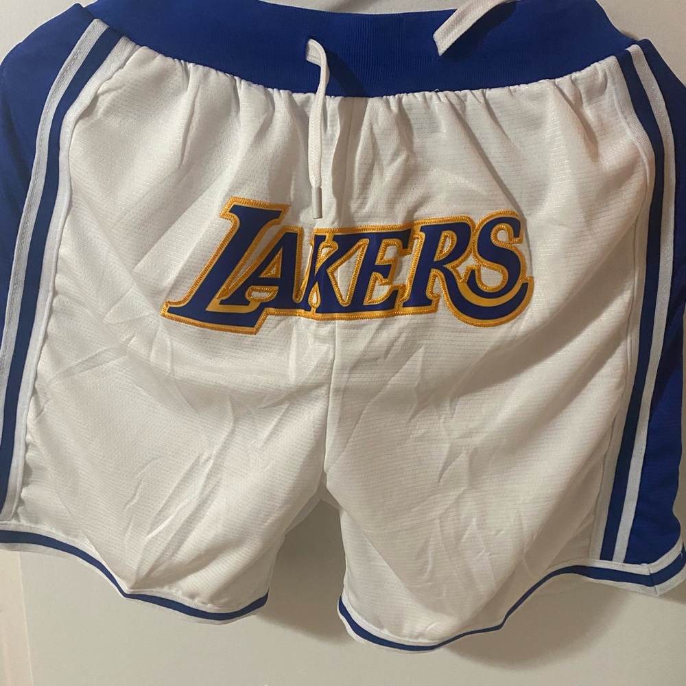 LA lakers shorts blue colorway